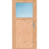 Kunststoff-Nebeneingangstür F02/F02 Easy R Fichte 98 x 200 cm
