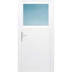 Kunststoff-Nebeneingangstür F02 Easy weiß 98 x 200 cm