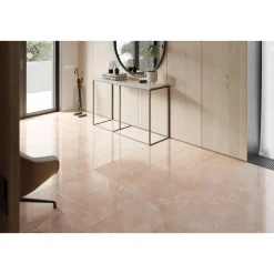 Laminat XL Fliese Hochglanz Botticino 810 x 400 x 8 mm