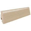 Living by Haro Sockelleiste furniert Eiche lichtweiss 19 x 58 x 2200 mm