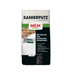 MEM Sanierputz Classic 25 kg weiß