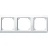 Merten Abdeckrahmen 1-M polarweiß glänzend 3-fach