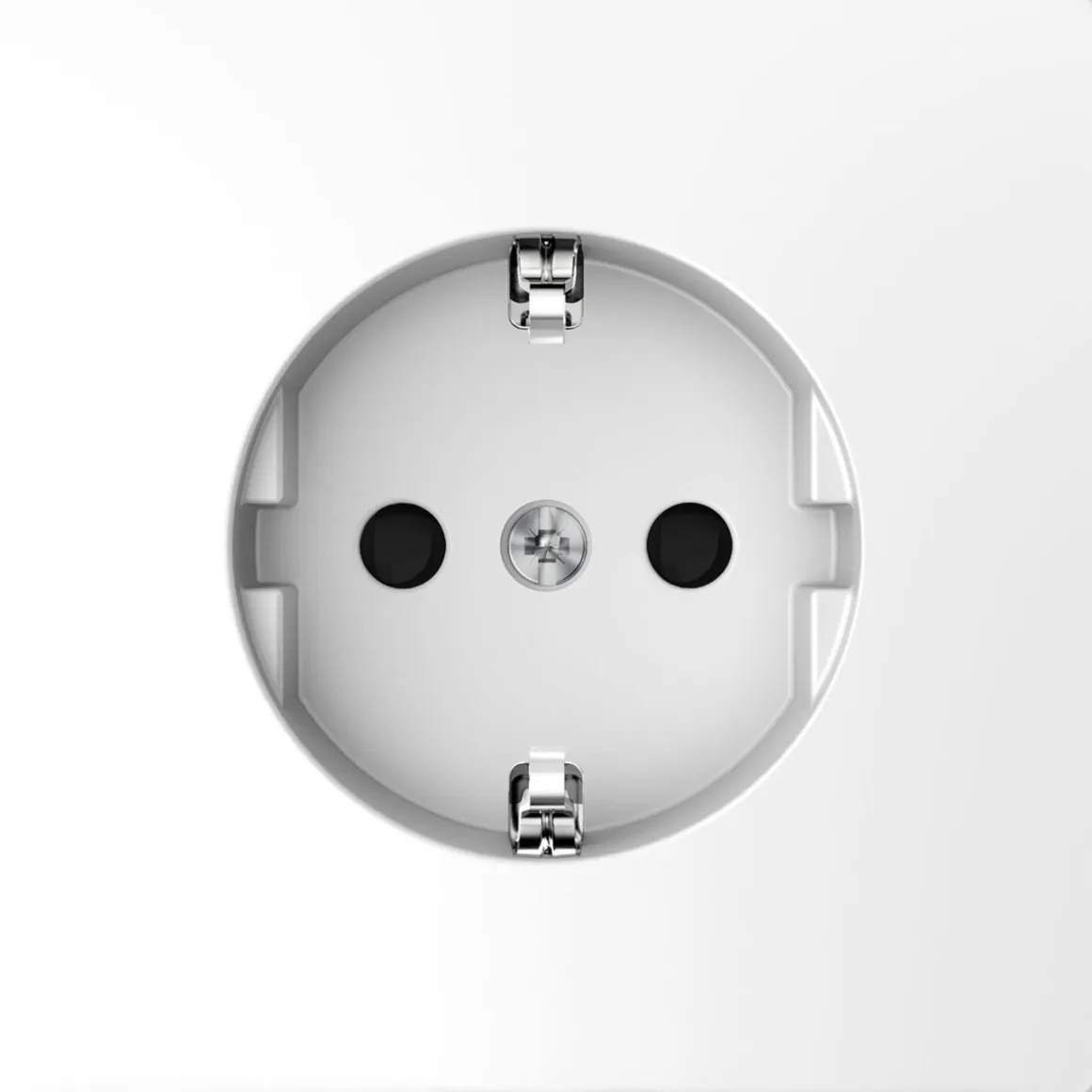 Merten SCHUKO-Steckdose System Design weiß Kindersicherung