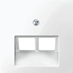 Merten UAE-Abdeckung System M polarweiß glänzend