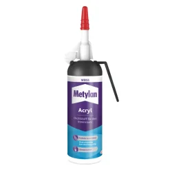 Metylan Dichtmasse Wand und Decke Acryl weiß 6 x 100 ml