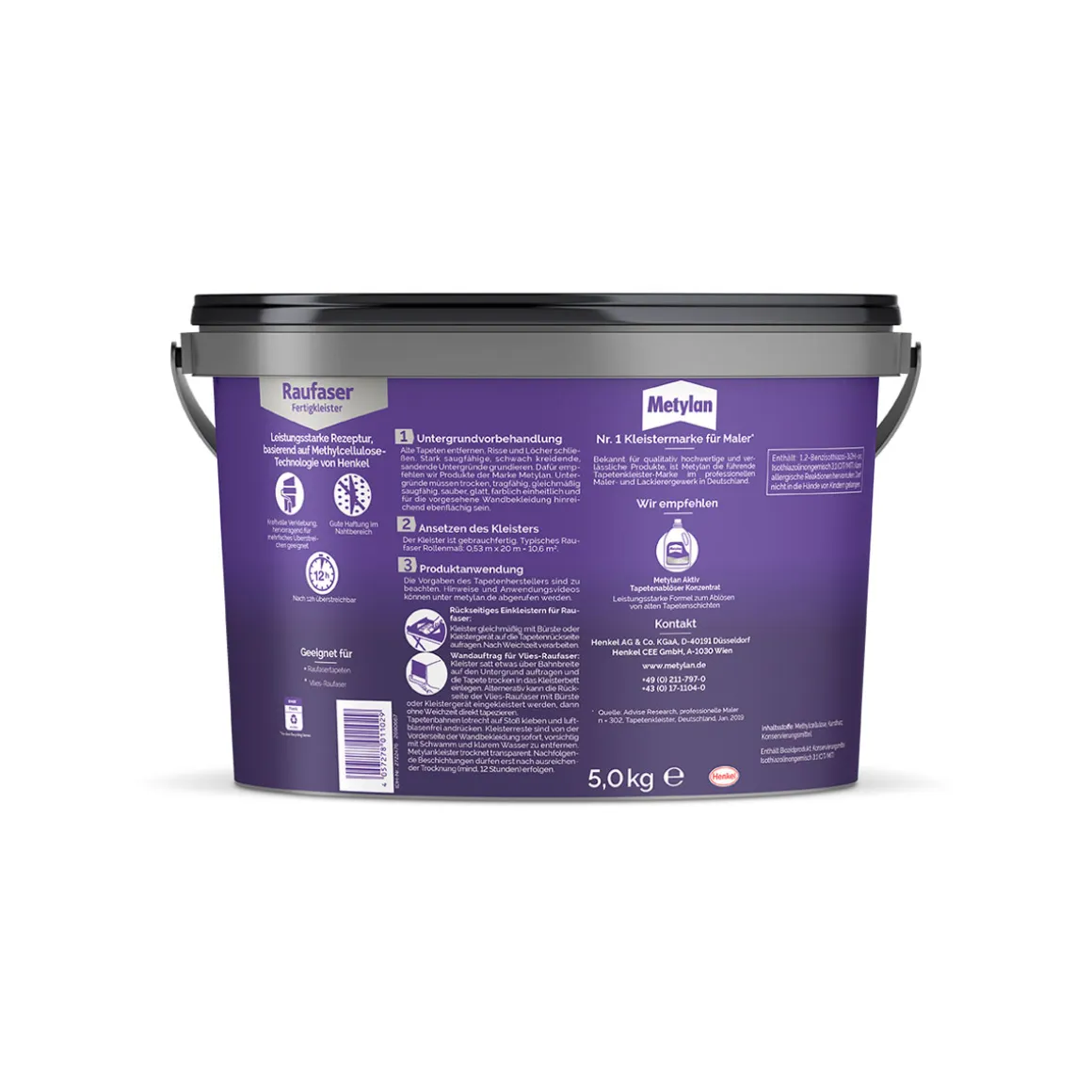 Metylan Fertigkleister Raufaser 5 kg