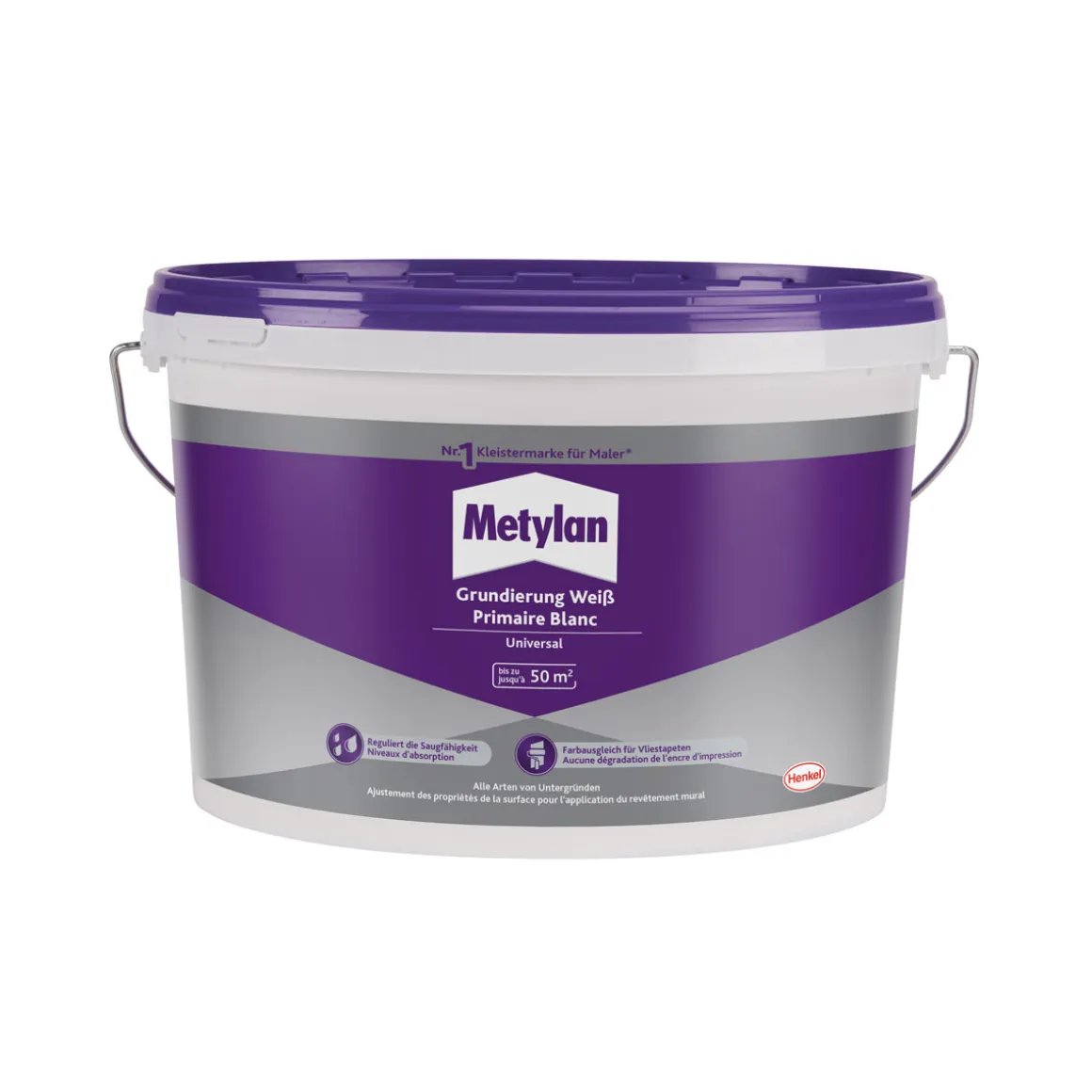 Metylan Tapeziergrund Spezial Grundierung für Vliestapeten 5 l