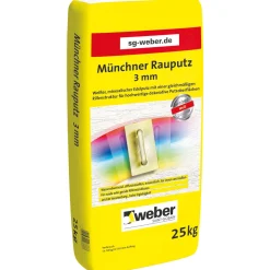 Münchner Rauputz 3 mm 25 kg
