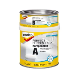 Molto  Fliesen-Lack weiß 0,75 L