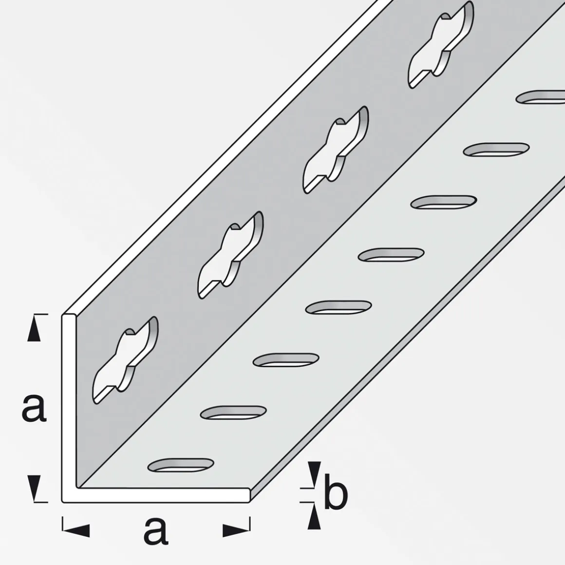 MyTool Flachstange Logika 15,5 x 15,5 mm 1m verzinkt