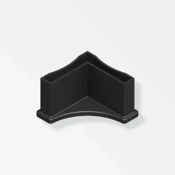 MyTool  Regalfuß 23,5 mm schwarz 2 Stück