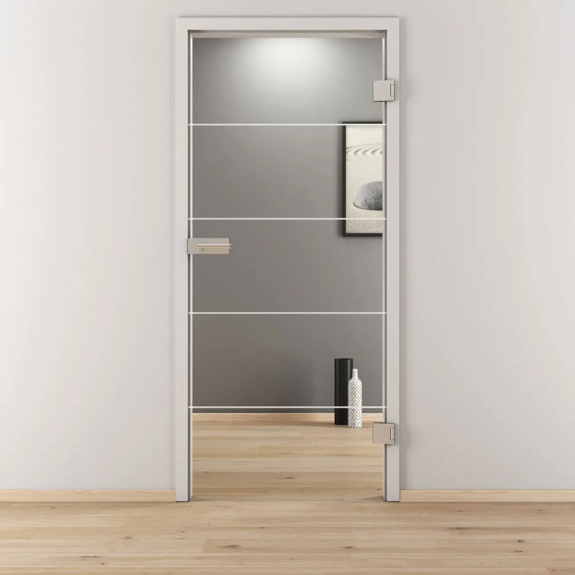 Novadoors Glasdrehtür NOVA 582 klar 95,9 x 197,2 cm Rechts