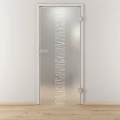 Novadoors Glasdrehtür NOVA 549 mattiert 70,9 x 197,2 cm Rechts