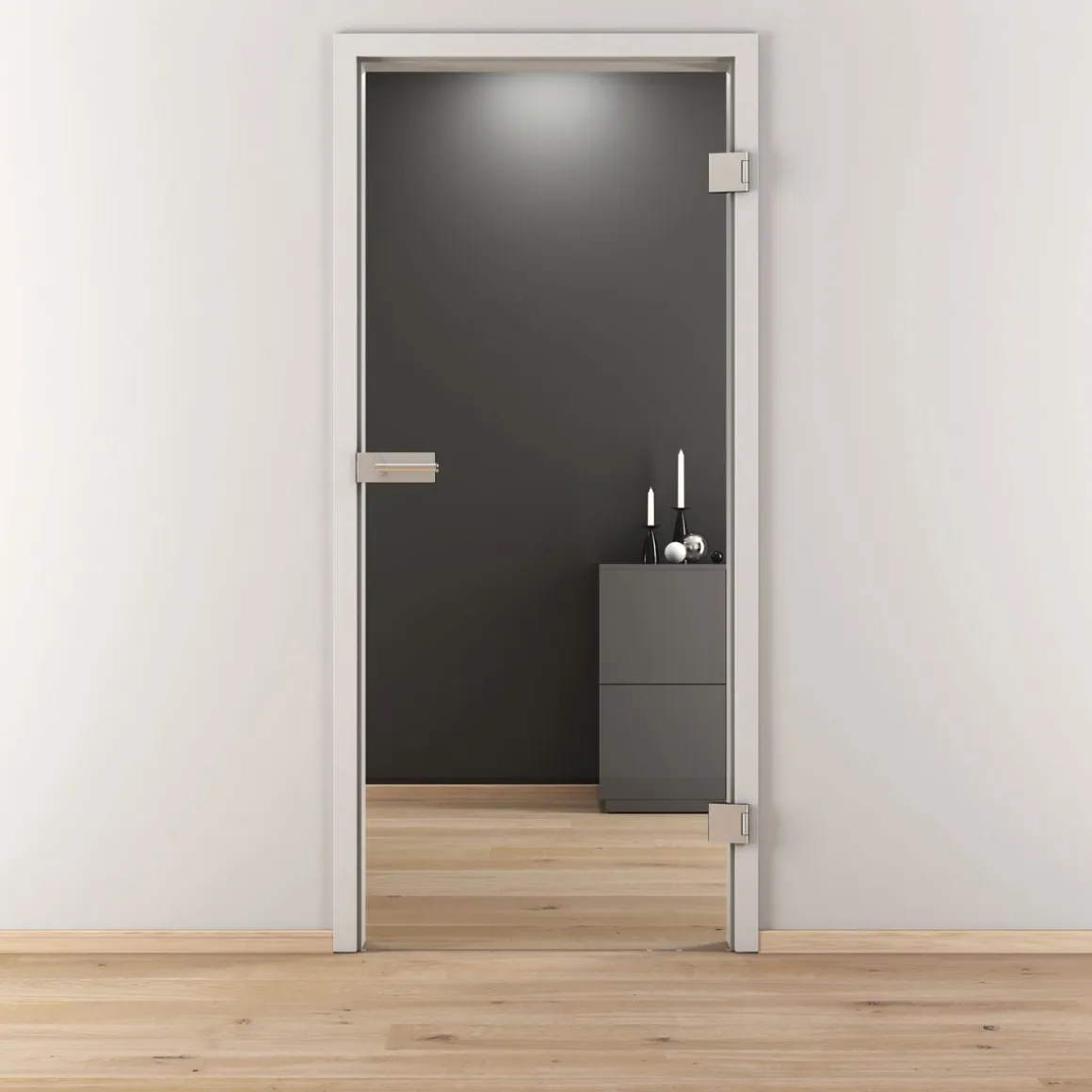 Novadoors Glasdrehtür NOVA 510 klar 70,9 x 197,2 cm Links/Rechts