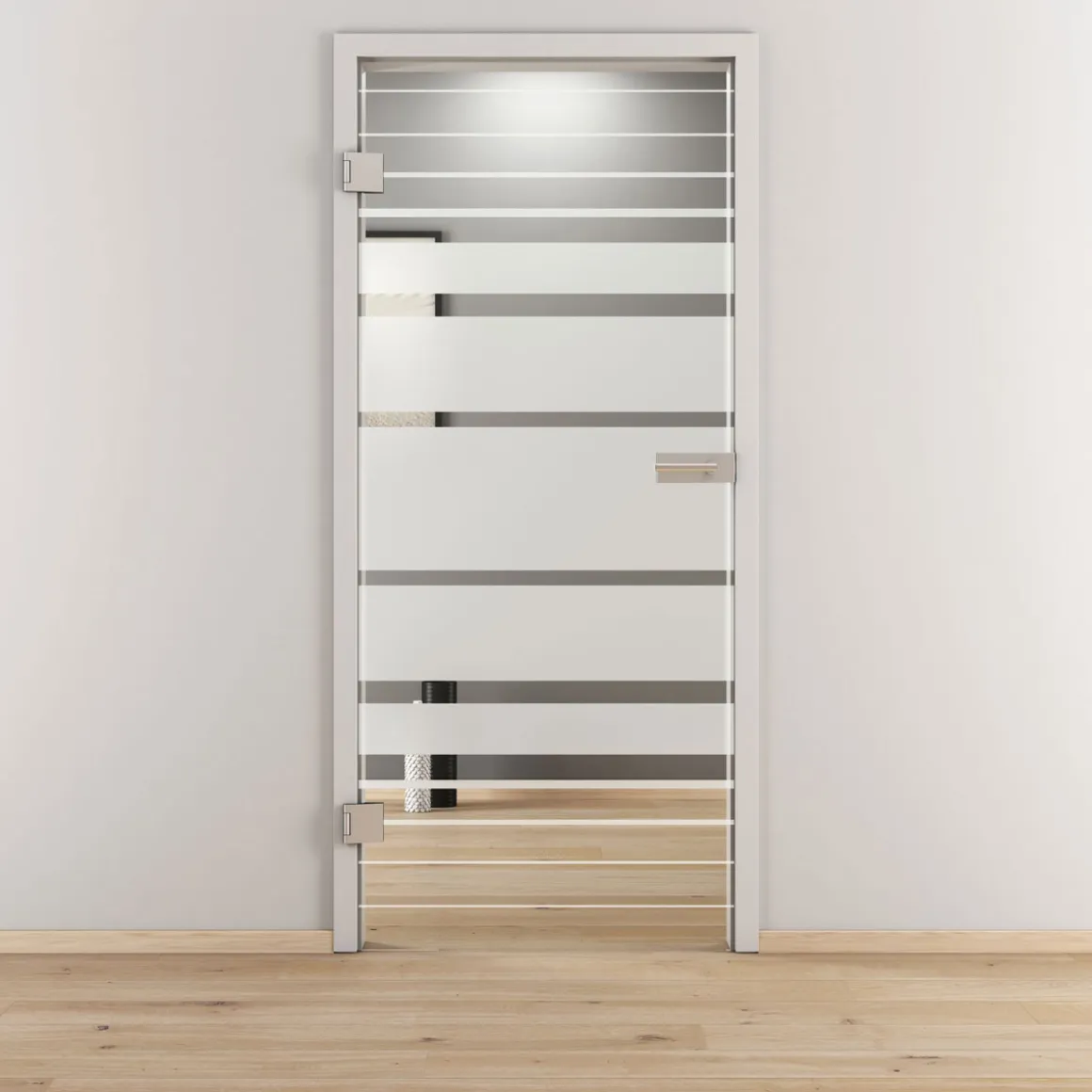 Novadoors Glasdrehtür NOVA 509 mattiert 95,9 x 197,2 cm Links