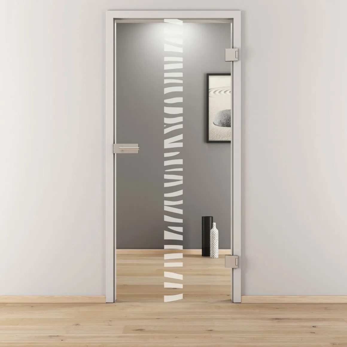 Novadoors Glasdrehtür NOVA 548 klar 95,9 x 197,2 cm Rechts