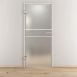 Novadoors Glasdrehtür NOVA 589 mattiert 70,9 x 197,2 cm Links