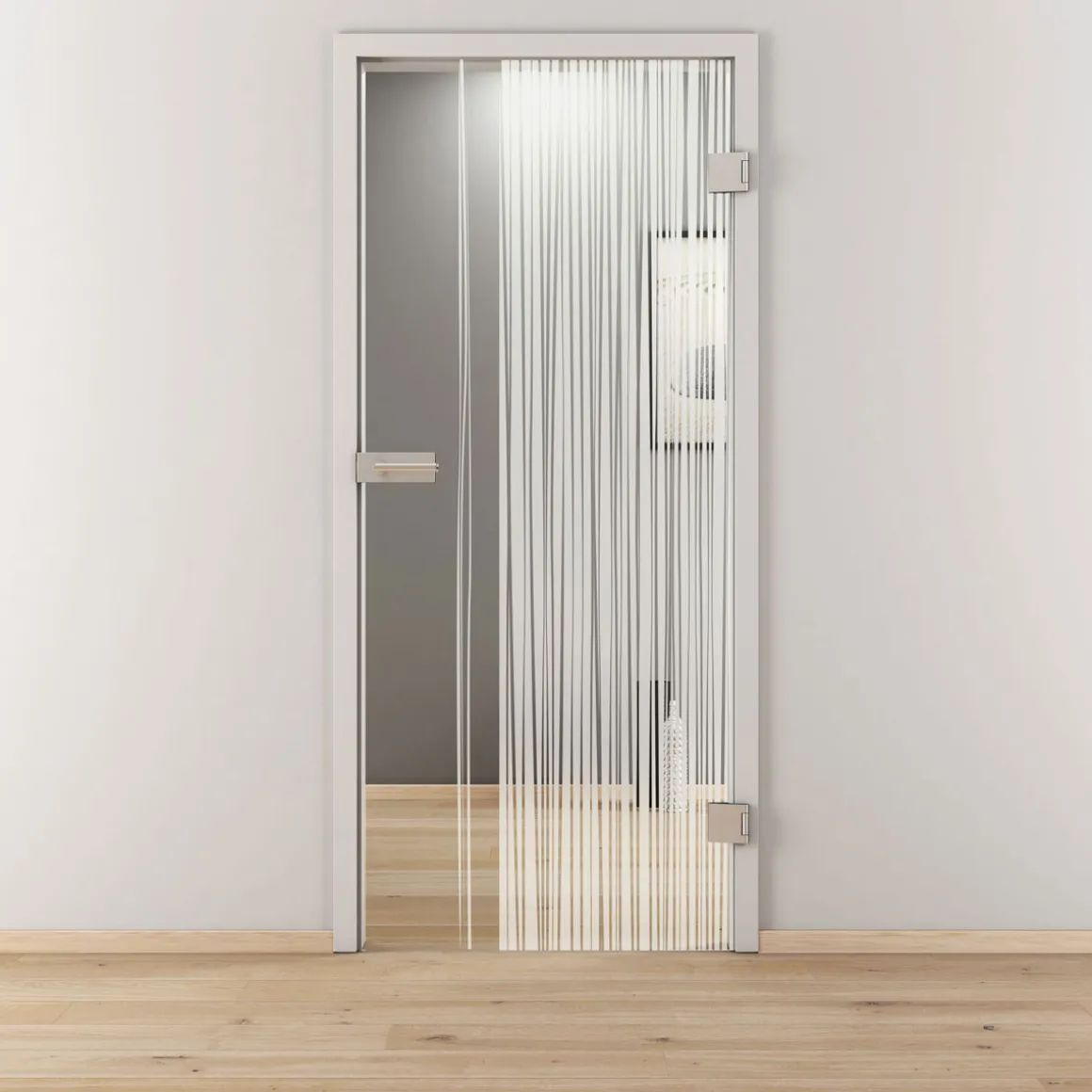 Novadoors Glasdrehtür NOVA 584 klar 70,9 x 197,2 cm Rechts