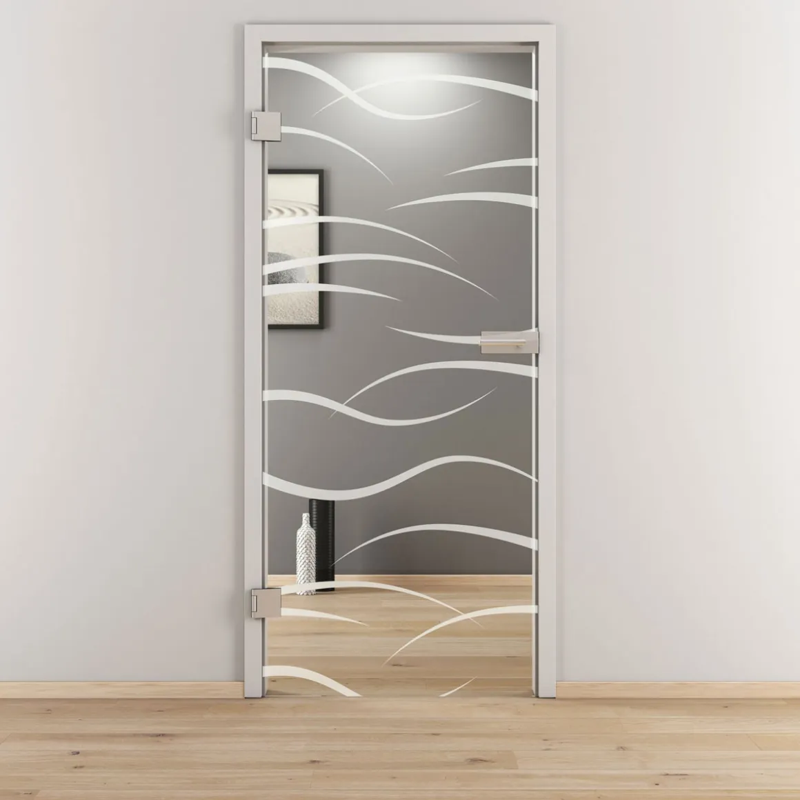 Novadoors Glasdrehtür NOVA 540 klar 95,9 x 197,2 cm Links