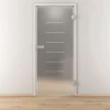 Novadoors Glasdrehtür NOVA 631 mattiert 70,9 x 197,2 cm Rechts