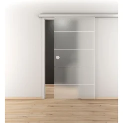 Novadoors Glasschiebetür NOVA 582 mattiert 93,5 x 205,8 cm Rechts