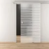 Novadoors Glasschiebetür NOVA 514 ESG mattiert 93,5 x 205,8 x 8 cm