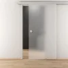 Novadoors Glasschiebetür NOVA 501 ESG mattiert 93,5 x 205,8 x 8 cm