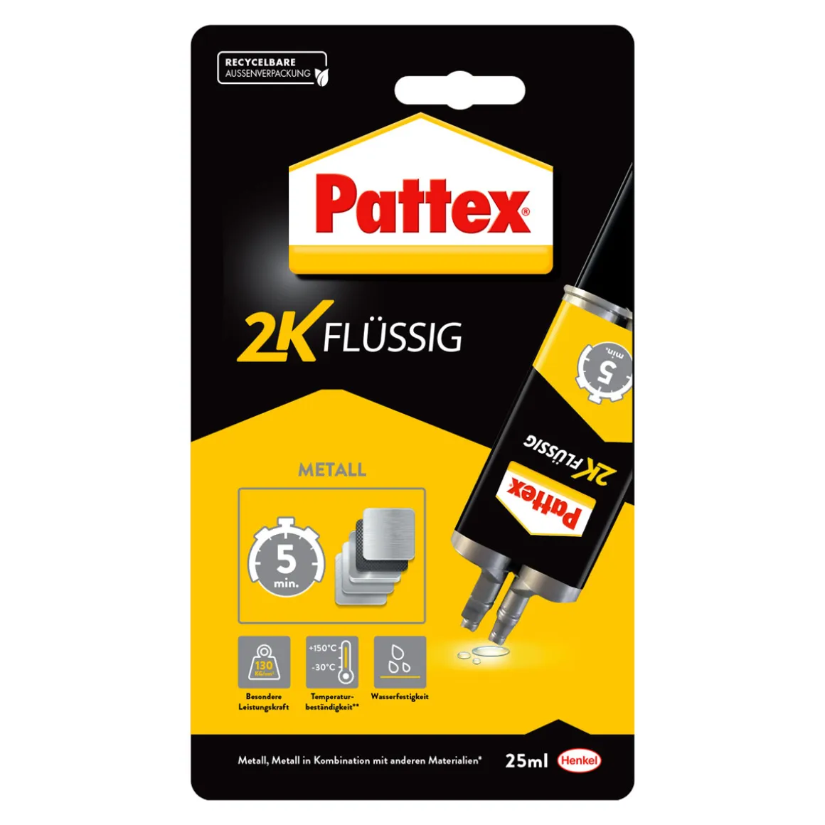 Pattex Epoxy Kleber Kraft-Mix Metall 35 g
