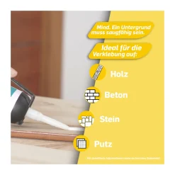 Pattex  Montagekleber Kleben statt Bohren 133 g