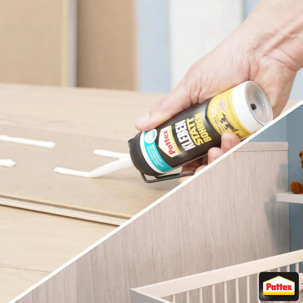 Pattex  Montagekleber Kleben statt Bohren 133 g