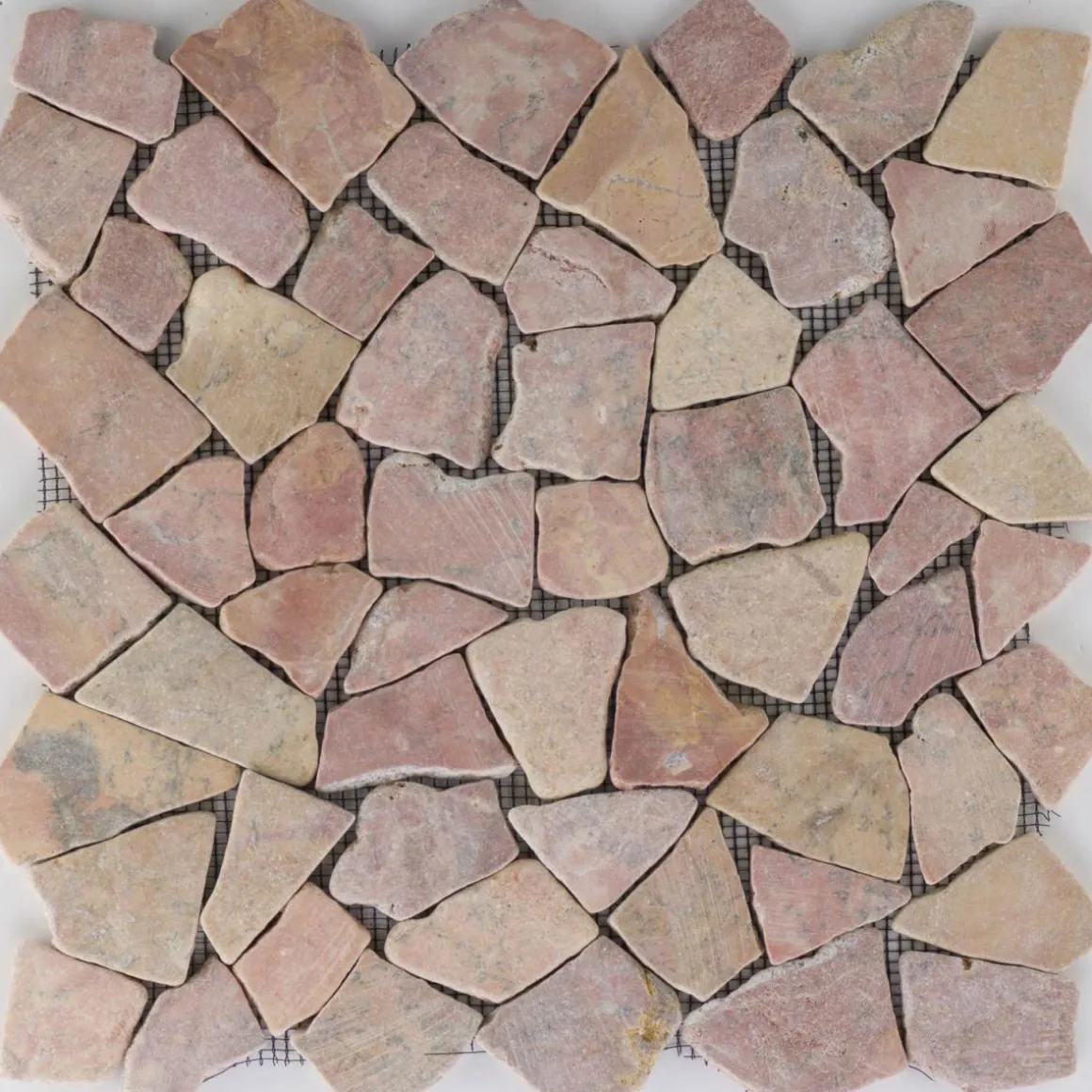 Polymosaik Rosso Verona Marmor 28 x 28 x 0,8 cm