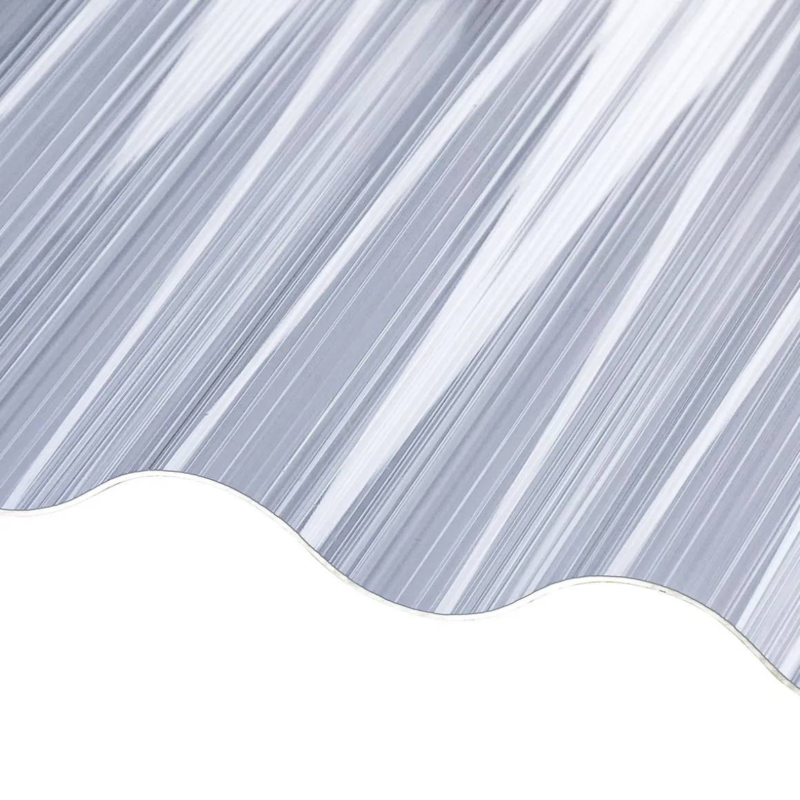 PVC-Profilplatte Sinus 76/18 200 x 90 cm