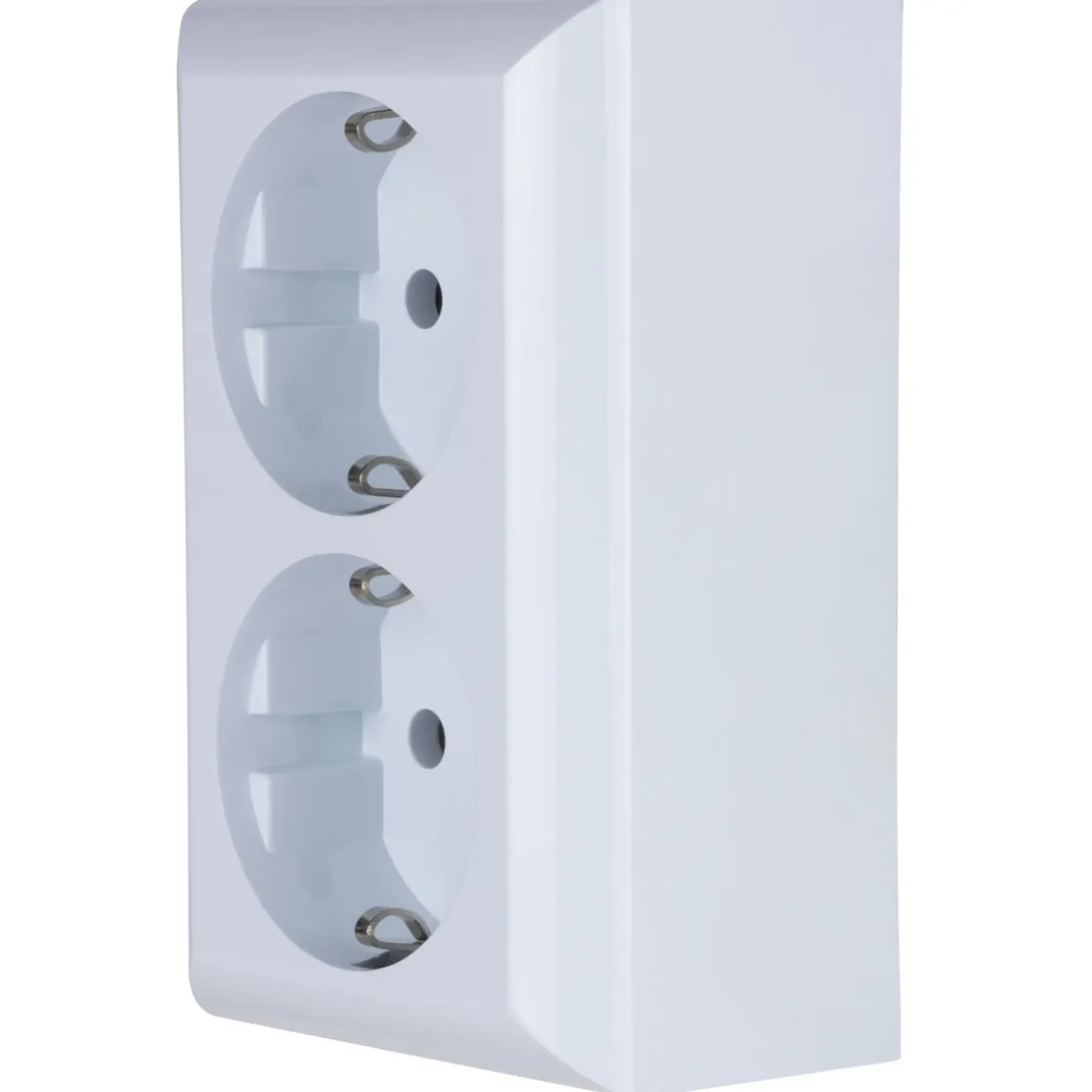 REV Ritter AP-Schalterprogramm PlanoLuxe weiß Steckdose 2-fach