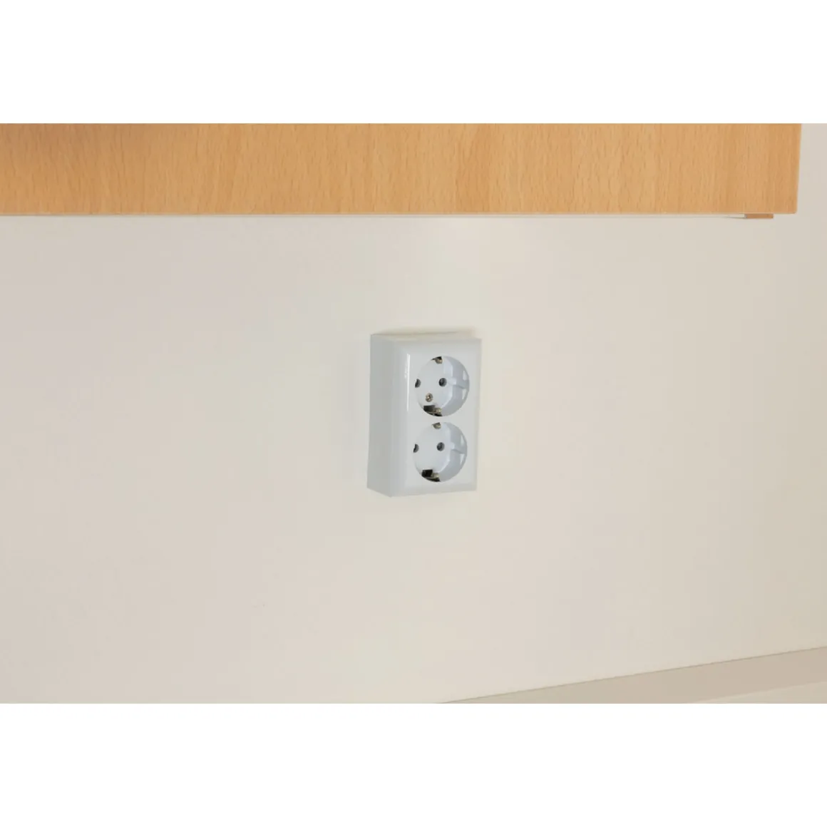 REV Ritter AP-Schalterprogramm PlanoLuxe weiß Steckdose 2-fach