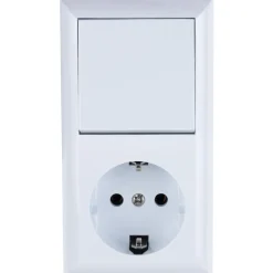 REV Ritter AP-Schalterprogramm PlanoLuxe weiß Kombi Aus-/Wechselschalter