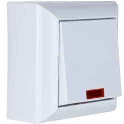 REV Ritter AP-Schalterprogramm PlanoLuxe weiß Kontroll-Wechselschalter