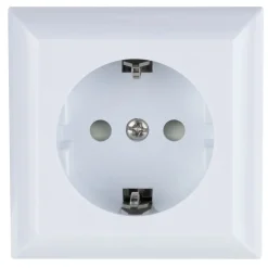 REV Ritter AP-Schalterprogramm PlanoLuxe weiß Steckdose mit Berührungsschutz