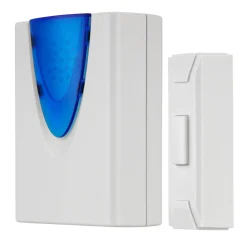 REV Ritter  Funk-Gong mit Taster Mini-Bauform 3-Klang 30m weiß