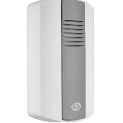 REV Ritter  Gong elektronisch Batterie oder Trafo & Batterie 8 Melodie weiß-grau