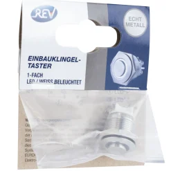 REV Ritter  Klingelknopf für Einbau mit LED-Beleuchtung weiß
