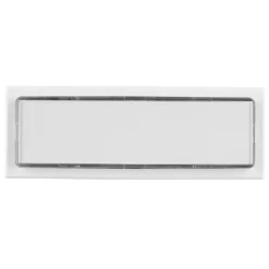 REV Ritter  Klingeltaster Aufputz Kunststoff 1-fach mit Namensschild & Beleuchtung weiß