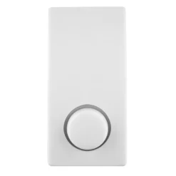 REV Ritter  Klingeltaster Aufputz Kunststoff 1-fach Mini weiß