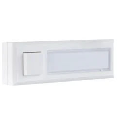 REV Ritter  Klingeltaster AP/UP Kunststoff 1-fach mit Namensschild weiß