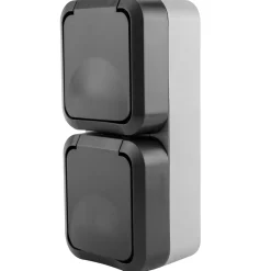 REV Ritter Steckdose AquaStorm 2-fach senkrecht