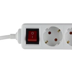 REV Ritter Steckdosenleiste Standard 3-fach mit Schalter 1,4 m weiß