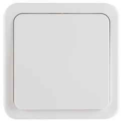 REV Ritter Taster Aufputz flach für Relaisschaltung weiß 80x80 max. 24 V 1,5A