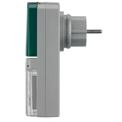 REV Ritter Zeitschaltuhr außen IP44 digital Standard 140 Schaltzeiten grau-grün