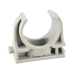 Rohr-Klemmschelle EN25 grau 6 Stück