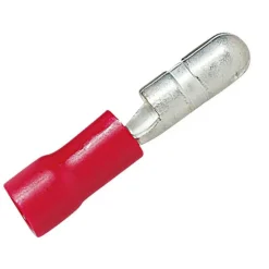 Rundstecker rot 0,5-1,5 mm 25 Stück