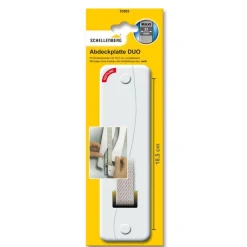 Schellenberg Abdeckplatte Softline 18,5 cm weiß